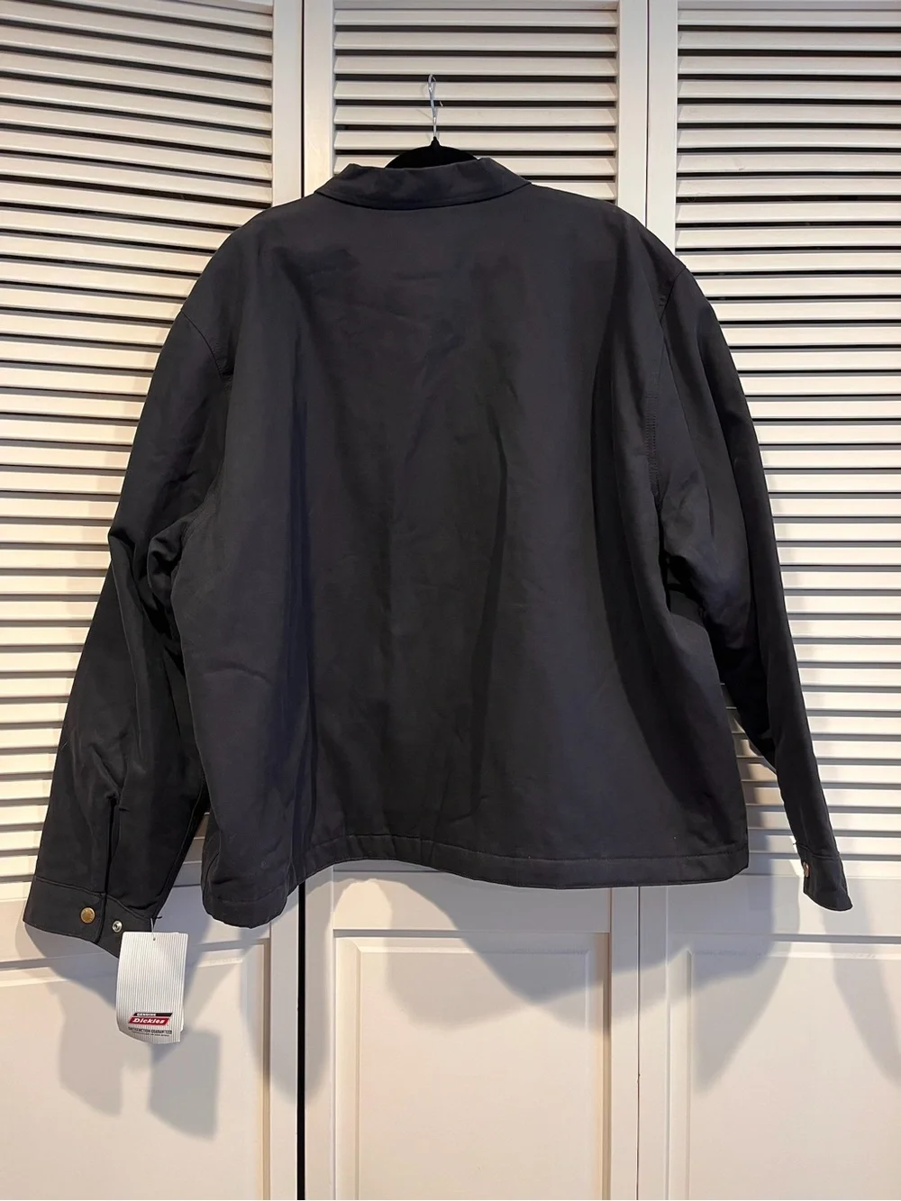 Dickies Men’s Black Zip-Up Bomber Jacket - NWT!